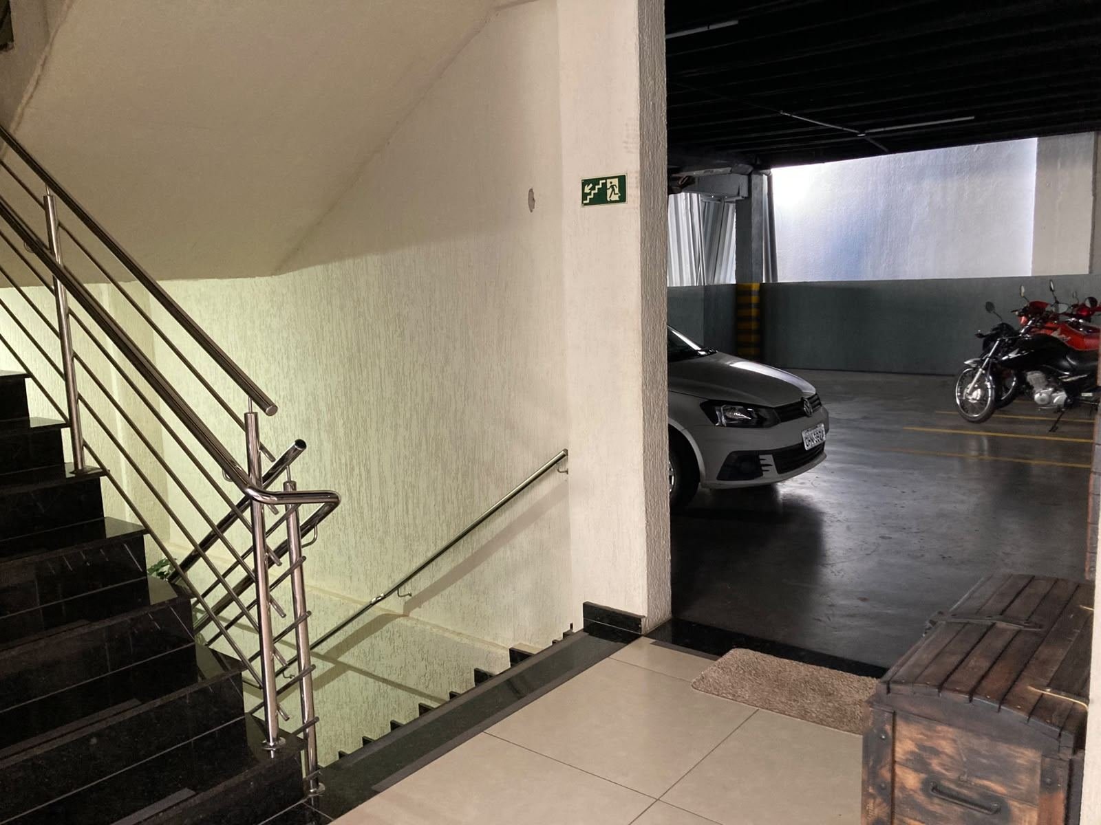 Acesso à garagem do Hotel Amazonas