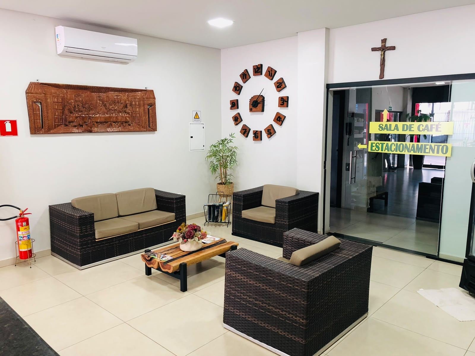 Área de estar do Hotel Amazonas